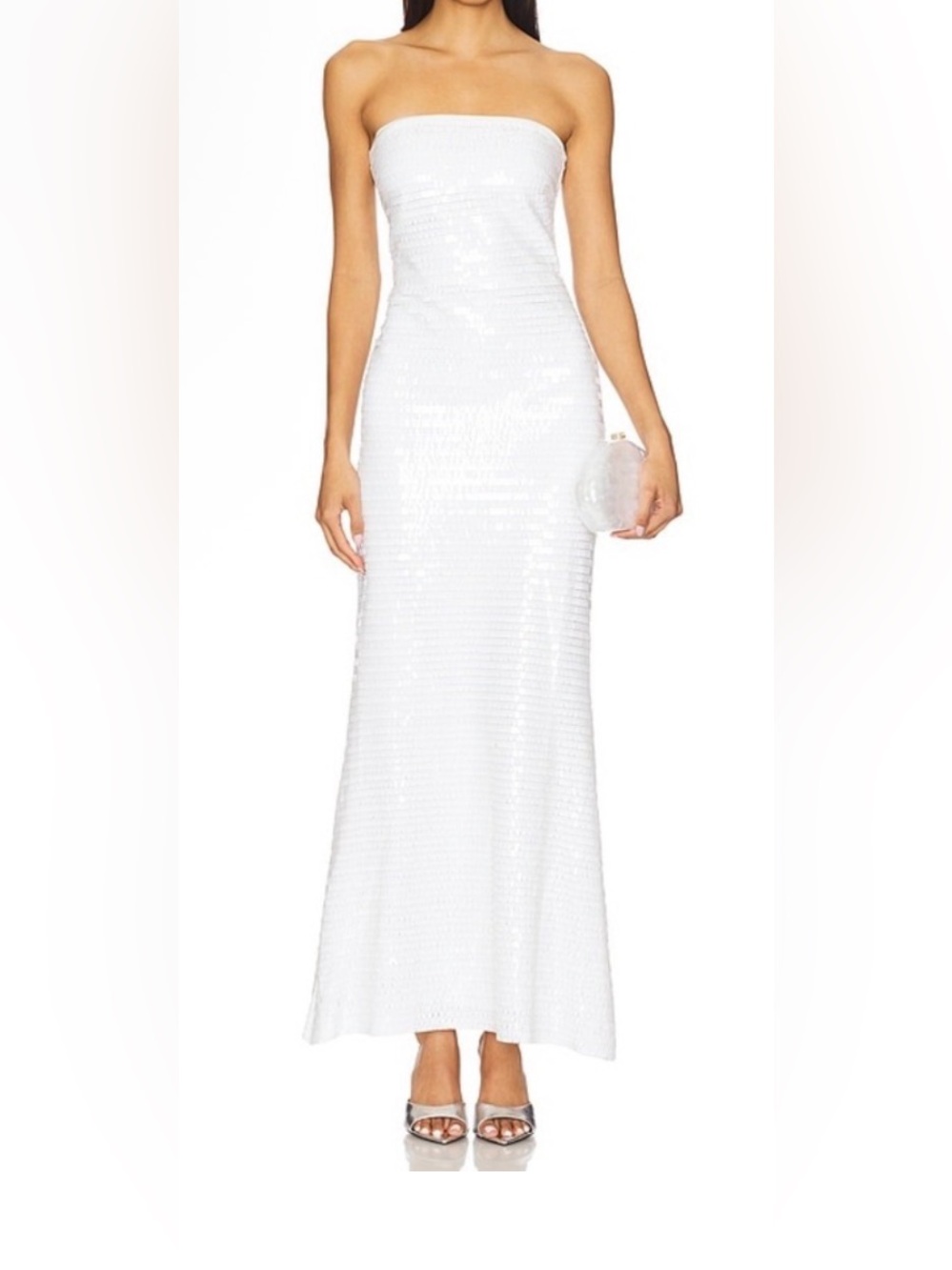 Simon Miller Sculpty Strapless Piano Sequin Dress – Size 6 – Retail $475